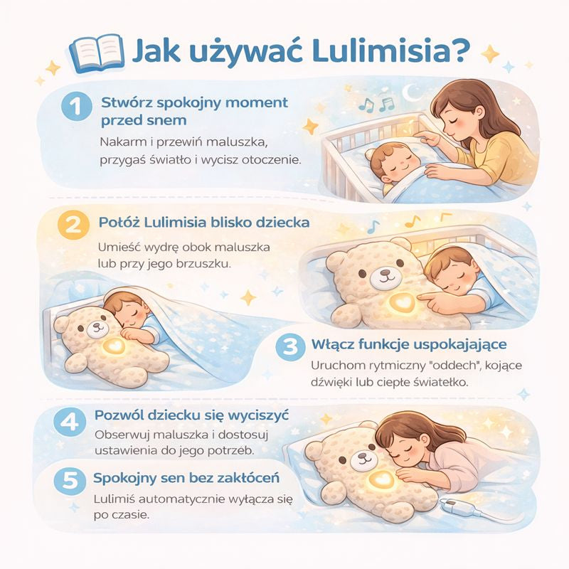 🧸LulliMiś – Przyjaciel oddychający szumiś