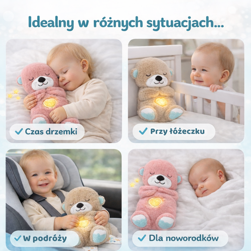 🧸LulliMiś – Przyjaciel oddychający szumiś
